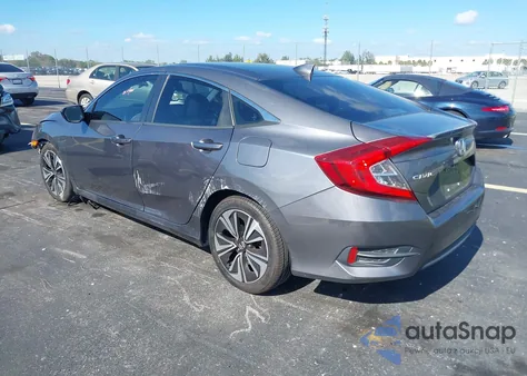2017 Honda Civic Ex-T from USA, damaged, VIN 19XFC1F3XHE022048